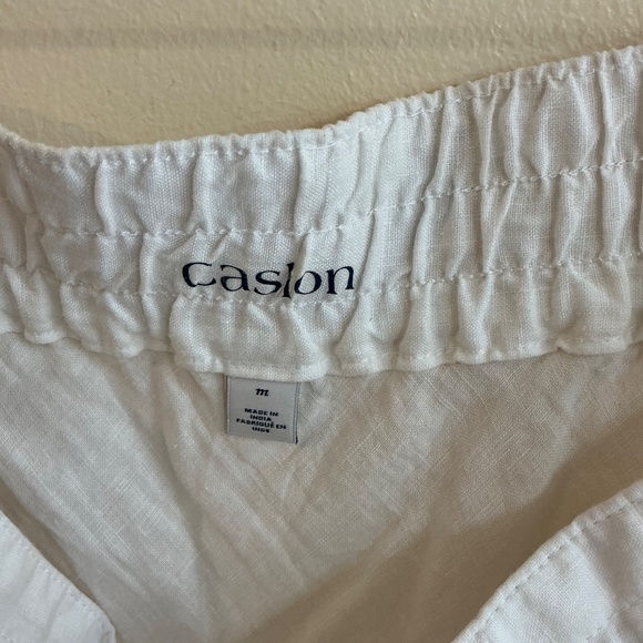 Caslon Linen Skirt, Size Medium - Picture 3 of 4